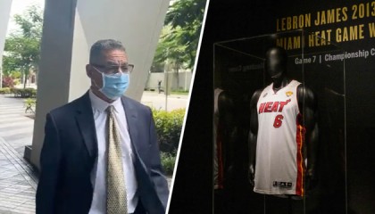 华体会动态-曾贱卖詹姆斯球衣！热火安保盗窃案宣判：3年监禁+赔偿190万美元|佩雷斯|迈阿密热火队|迈阿密|勒布朗-詹姆斯|nba_新浪体育_新浪新闻